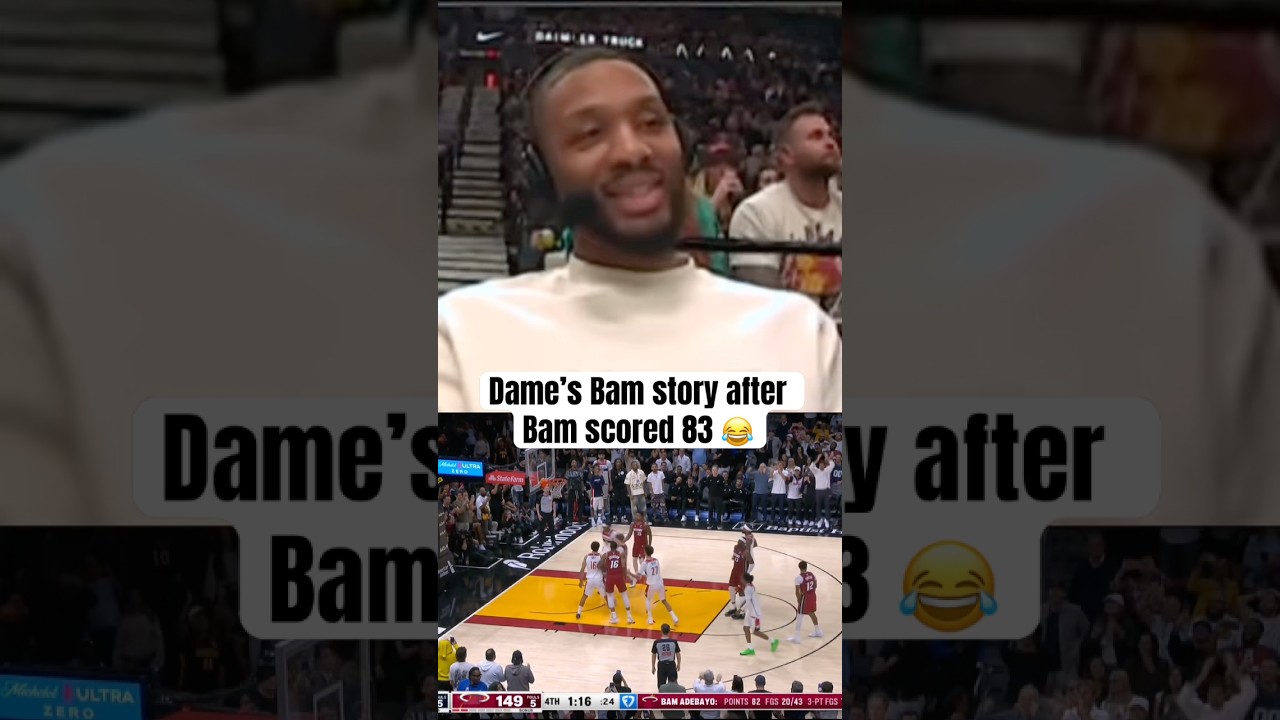 Bam told Dame he’s trying to average 30 🤣