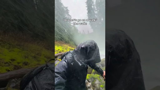 The OutDry Extreme Jacket will keep you dry on any walk, even when it’s basically a shower