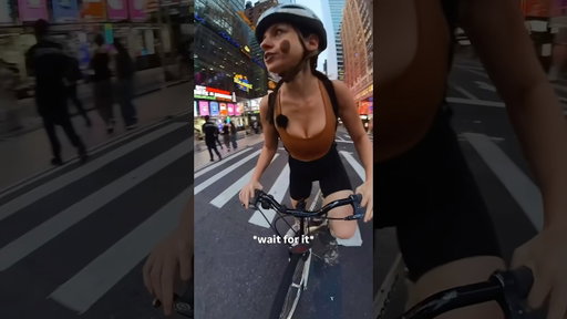 Am I too mean #nyc #bike #tourist #midwest #cycling