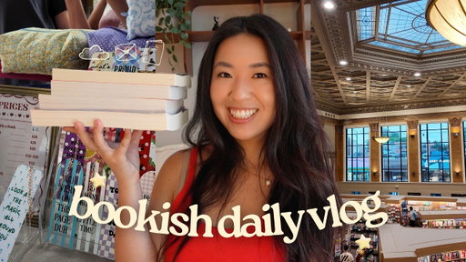 BOOK BLOCK PARTY VLOG 💌 mini bookstore crawl + haul 📚✨