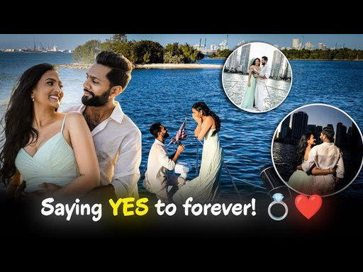 I said yes for forever 💍#surprise #Propose #kajalkevadiya #miami #boat #vlog #gujraticouple #youtub