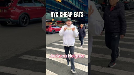 Trying the best cheap eats in Jackson Heights, Queens with only $20 #shorts #cheapeats #food