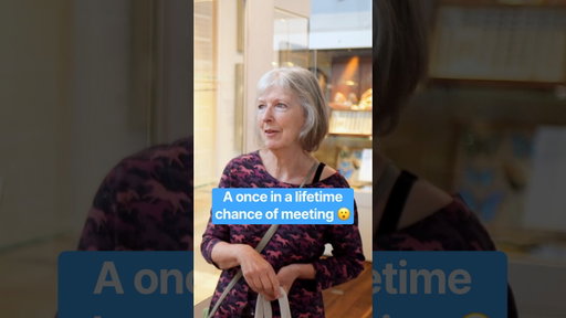 A once in a lifetime chance of meeting…😮