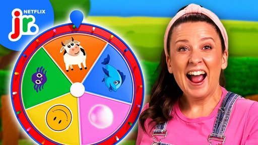 Mystery Wheel of Nursery Rhymes 🎶 Ms. Rachel | Netflix Jr
