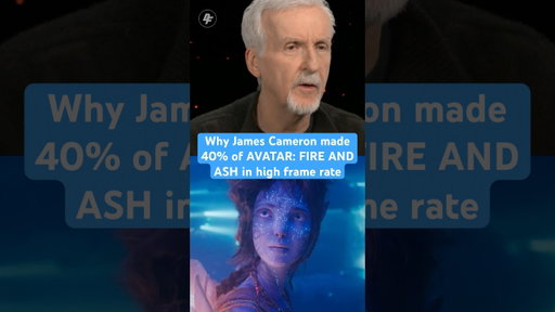 #Avatar: Fire and Ash director James Cameron talks about high frame rate being a tool vs a format