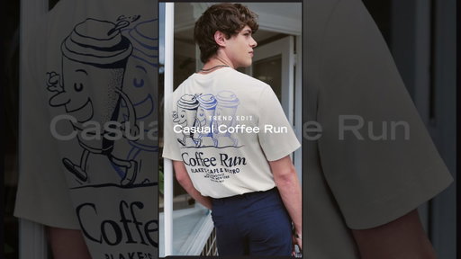 From Abercrombie's latest trend edit, comfortable laidback looks as reliable as your next cup.