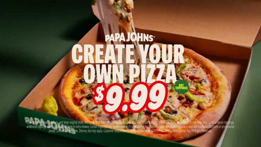 Papa Johns $9.99 Promo 2025 - 6-Second Short (V1)