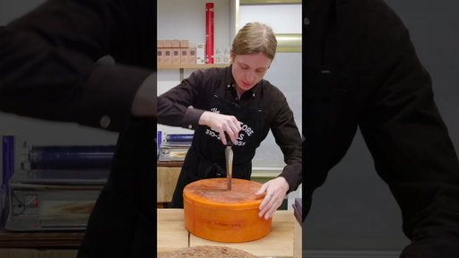 Cave aged cheese from Wisconsin, Big Sky Grana #cheesemonger #cheese