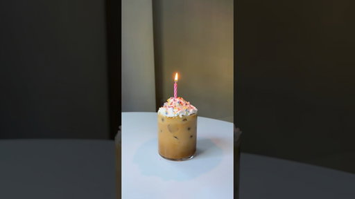 Birthday Cake Latte 🎂