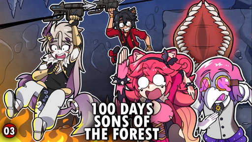 🔴100 Days Sons of the Forest with @LeizuShen @LunariaEN @Taiga_Chama DAY 21 TO 30 (VOD)