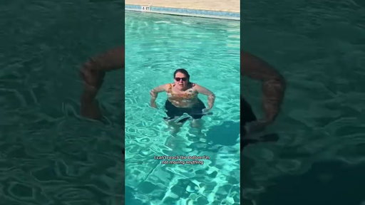Me learning to swim: “What? Like it’s hard?” Turns out that my body composition is just its own