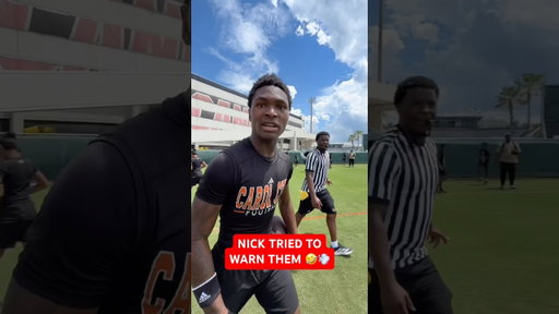 Why would they try NICK?! LIKE DAT 😳🔥🔥 #shorts #football #miamifootball #blurrr #highlights