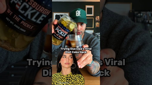 Trying Dua Lipas Viral Coke #trend