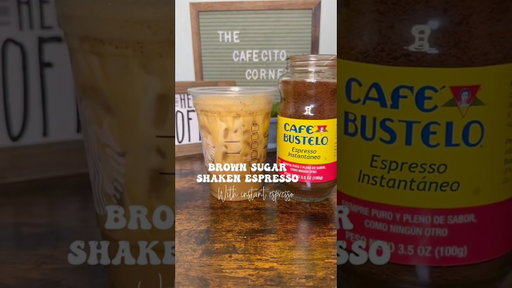 How I make a brown sugar shaken espresso at home for the low low #coffee #brownsugarshakenespresso