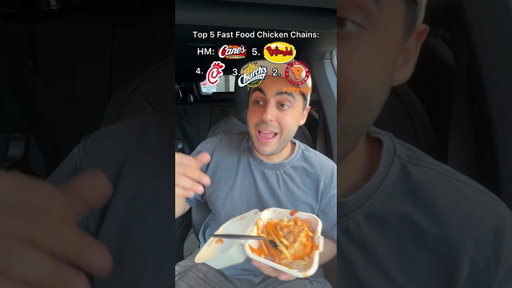 Top 5 fast food chicken chains…in order.