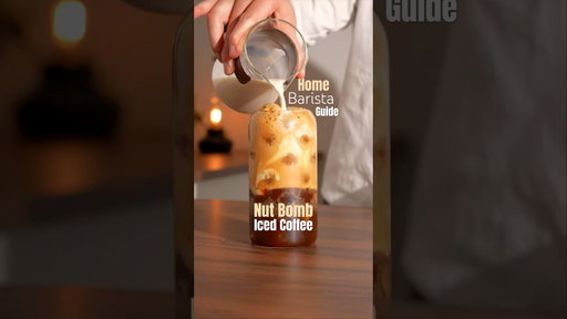 Nut Bomb Iced Coffee 😍 #icedlatte
