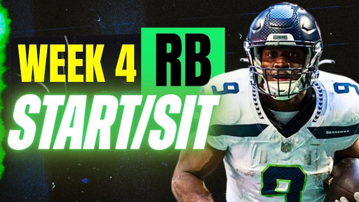 Week 4 RB START/SIT Every Match Up Analysis 🚨 MUST-Play & MUST-Bench Players (2025 Fantasy Football)