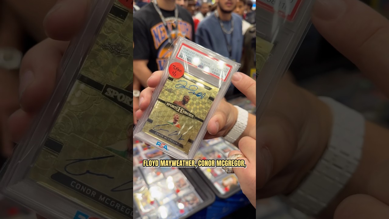 Just bought a very RARE 1 of 1 Floyd Mayweather / Conor McGregor autographed card❗️