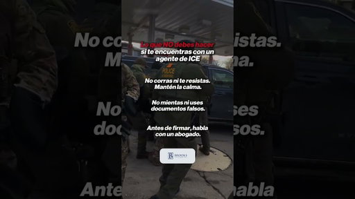 🚨 Lo que NO debes hacer si te encuentras con un agente de ICE 🚨