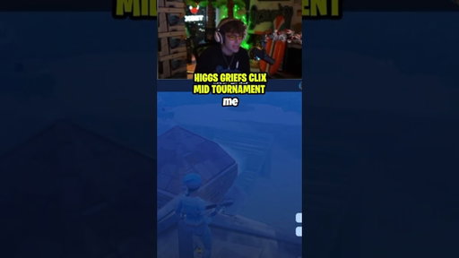 Higgs is banned... #fortnite #clix #chapter7