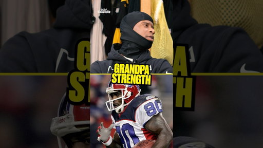 Old man strength in the NFL hits different 😂😂😂 #ericmoulds #bills #steelers