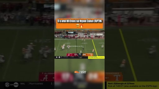 The day Will Brooks became a Tennessee legend😤🍊TB to his GAME WINNING INT vs Bama in 2024👀🔥
