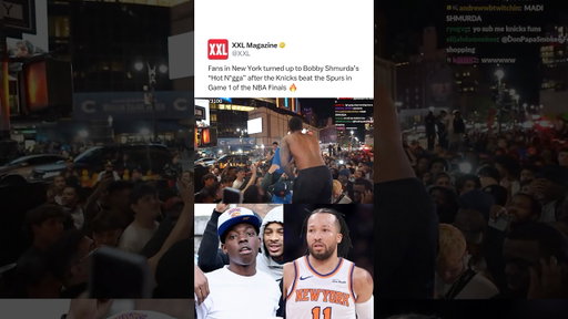 Knicks Fans Turn Up To Bobby Shmurda After Game 1 Win 😭🔥
