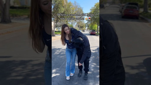 When a random girl helps you…