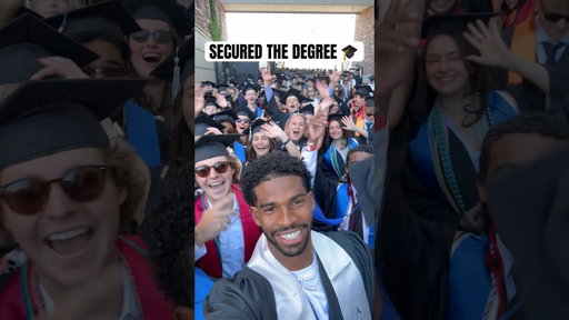 Shedeur Sanders Back In Folsom For Graduation #CollegeFootball