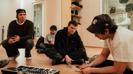 making a mixtape with latin mafia and staying here until we finish it (hour 50)