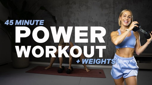 45 MIN POWER WORKOUT | FULL BODY | CONNECT, STRENGTHEN & EMPOWER YOURSELF | With Weights