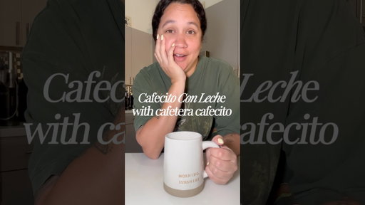 Make a cafe con leche with me #coffee #cafeconleche #cubancoffee #coffeerecipe