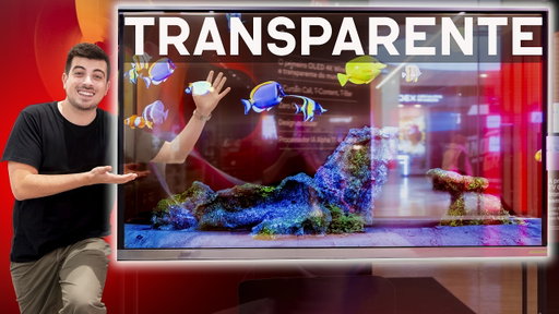 Testei a única TV Transparente em Portugal!