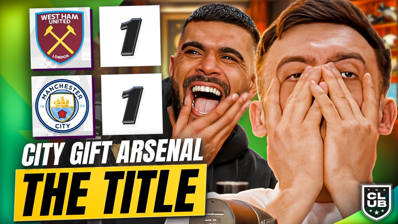 CITY BOTTLED IT AGAIN! | WEST HAM UNITED 1-1 MANCHESTER CITY | THE CLUB | HIGHLIGHTS