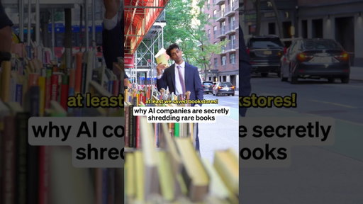why AI companies are shredding books