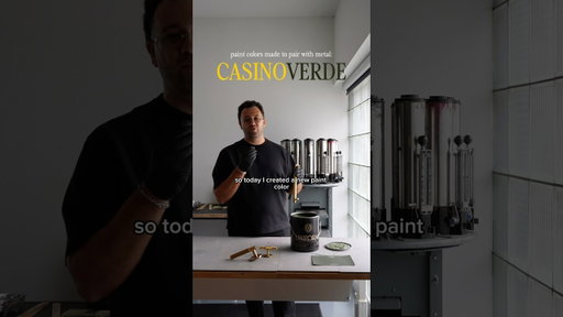Casino Verde - crafted to perfectly complement @busterandpunchLDN  iconic Brass finish.