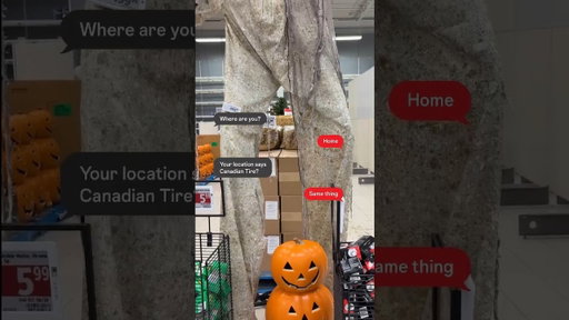 Home is where to 10FT skeleton is