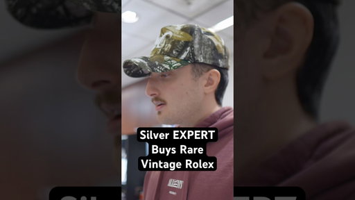 Certified silver expert inspects and buys a rare vintage Rolex #rolex #business #entrepreneur