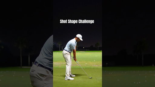 Shot Shape Challenge #paryard #golf #golfer #golfskill #golfswing