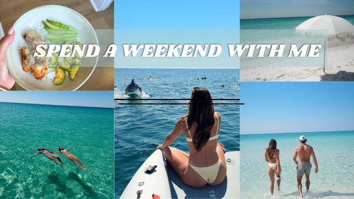 spend a florida weekend with me - exploring 30a, dolphins, pilates