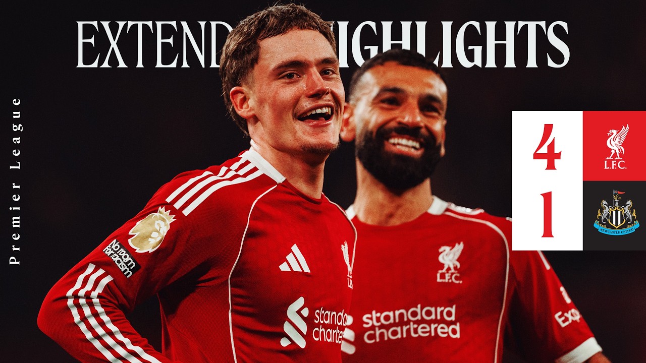 Extended Highlights: Liverpool 4-1 Newcastle | Premier League