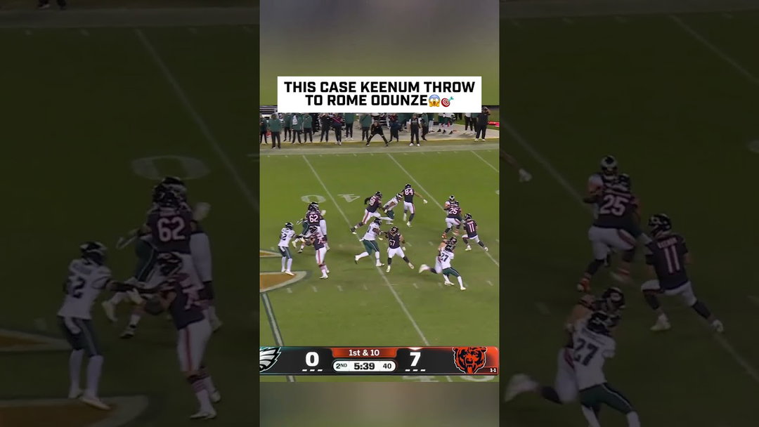 QB3 Case Keenum is STEPPING UP for the Bears!  🤝