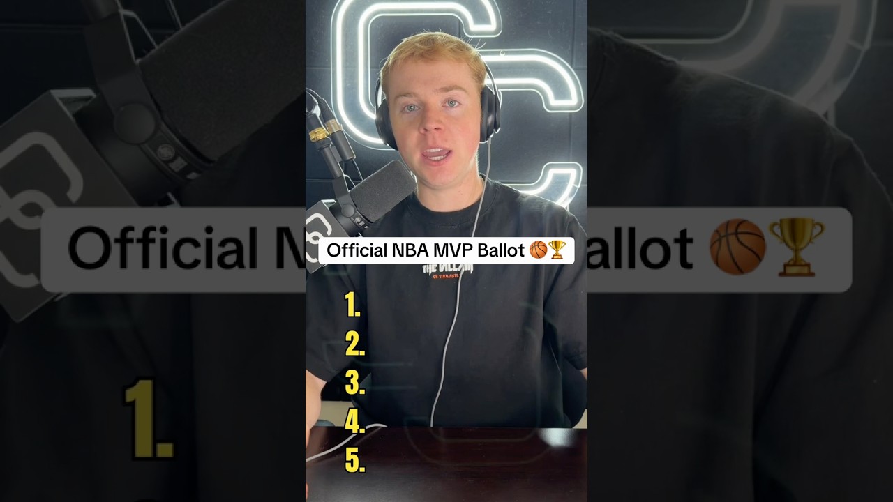 My Official NBA MVP Ballot 🏀 🏆 #shorts