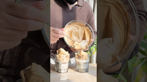 Whipped honey fluffy coffee! It's definitely something you should try?