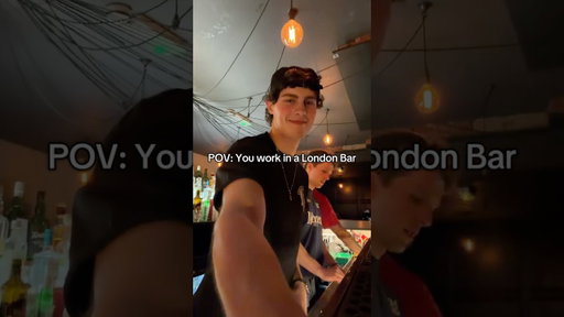 “Sam how do you hear in a loud bar?” I don’t .. #fyp #bartender #london #pov