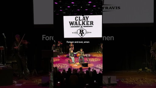 Thank you Randy Travis for being a great friend & for coming out on stage to help with this one!