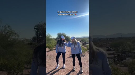 #HadandYoons enter caddy mode⛳️ #golfgirl #dance #goodgoodgolf