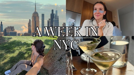 weekly vlog: catching up, events in nyc, girl chats & friends!