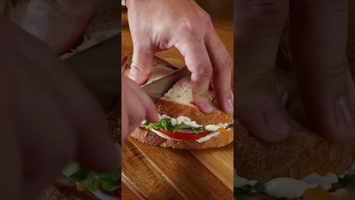 Hellmann's Meal Diamond Sandwich Recipe :06 | Sweet Sandwich Time