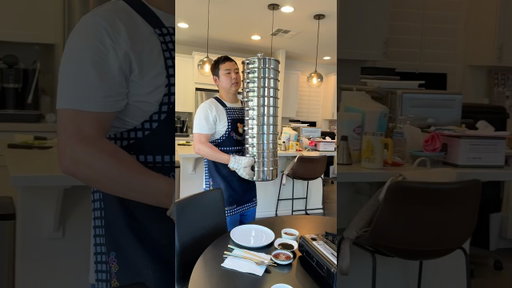 13-layer steamed Korean seafood tower